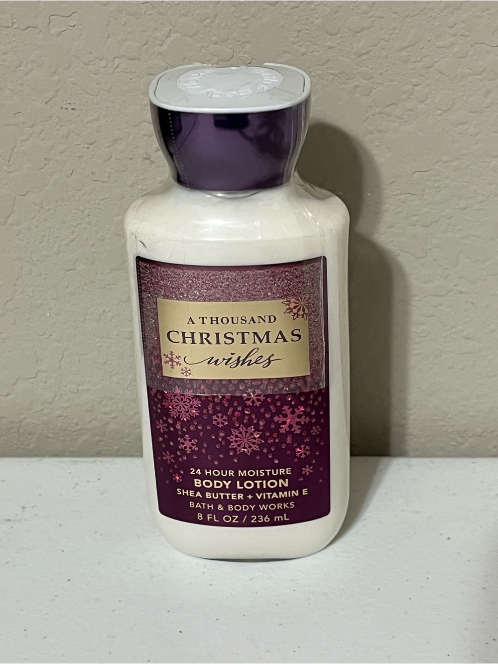 Bath & Body Works a Thousand Christmas Wishes 24 HR Moist Body Lotion 8 fl oz